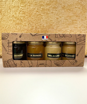 coffret dégustation de miels
